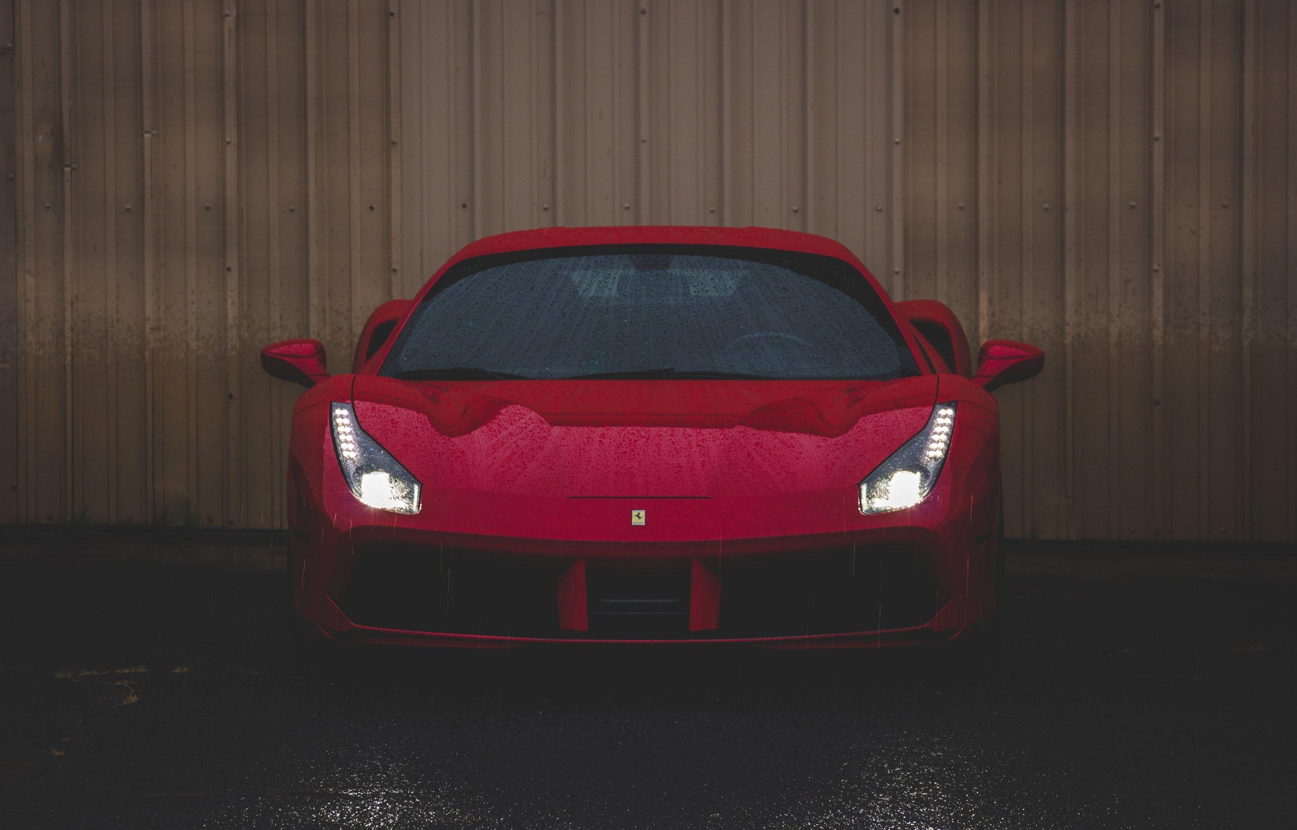 Red Ferrari 458