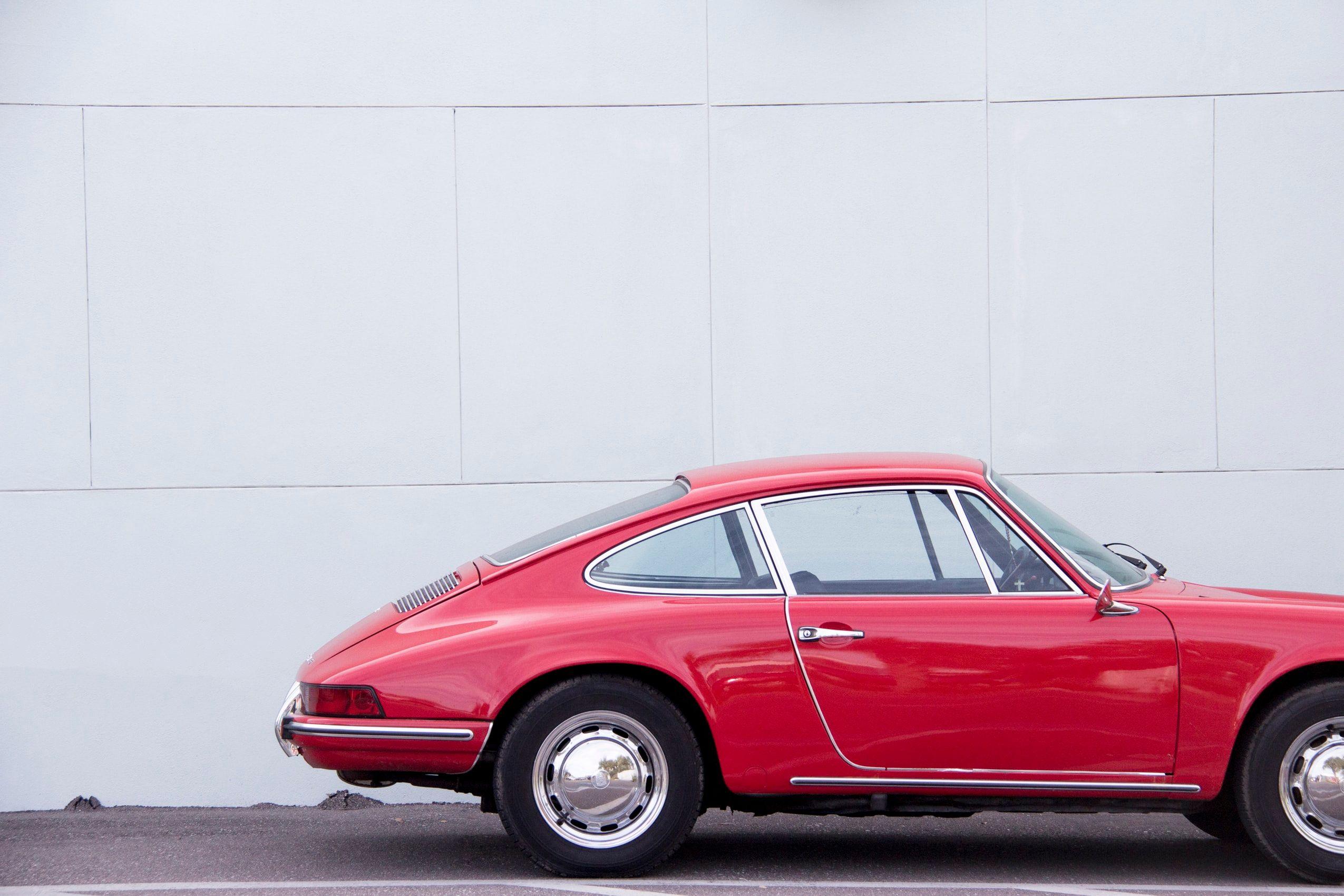 Classic Red Porsche