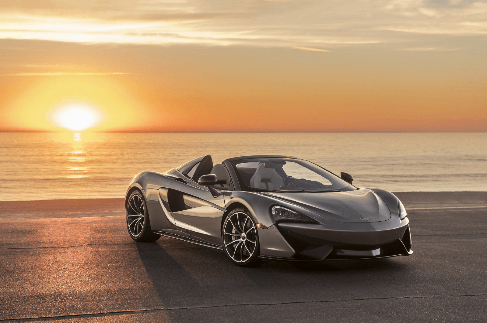 Grey Mclaren 570s