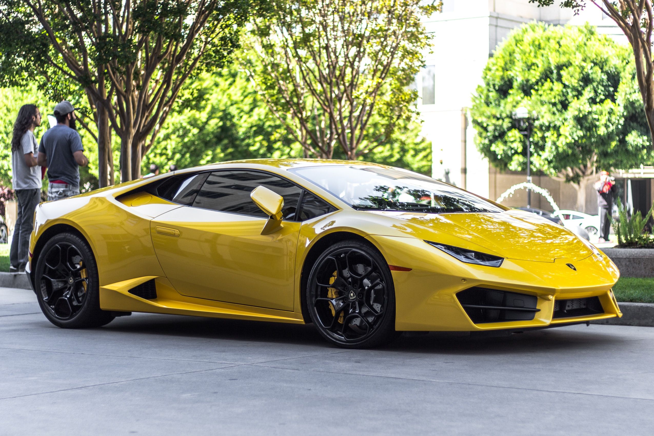 Yellow Lamborghini